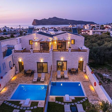 Sun Flower Villas With Sea View Agia Marina Extérieur photo