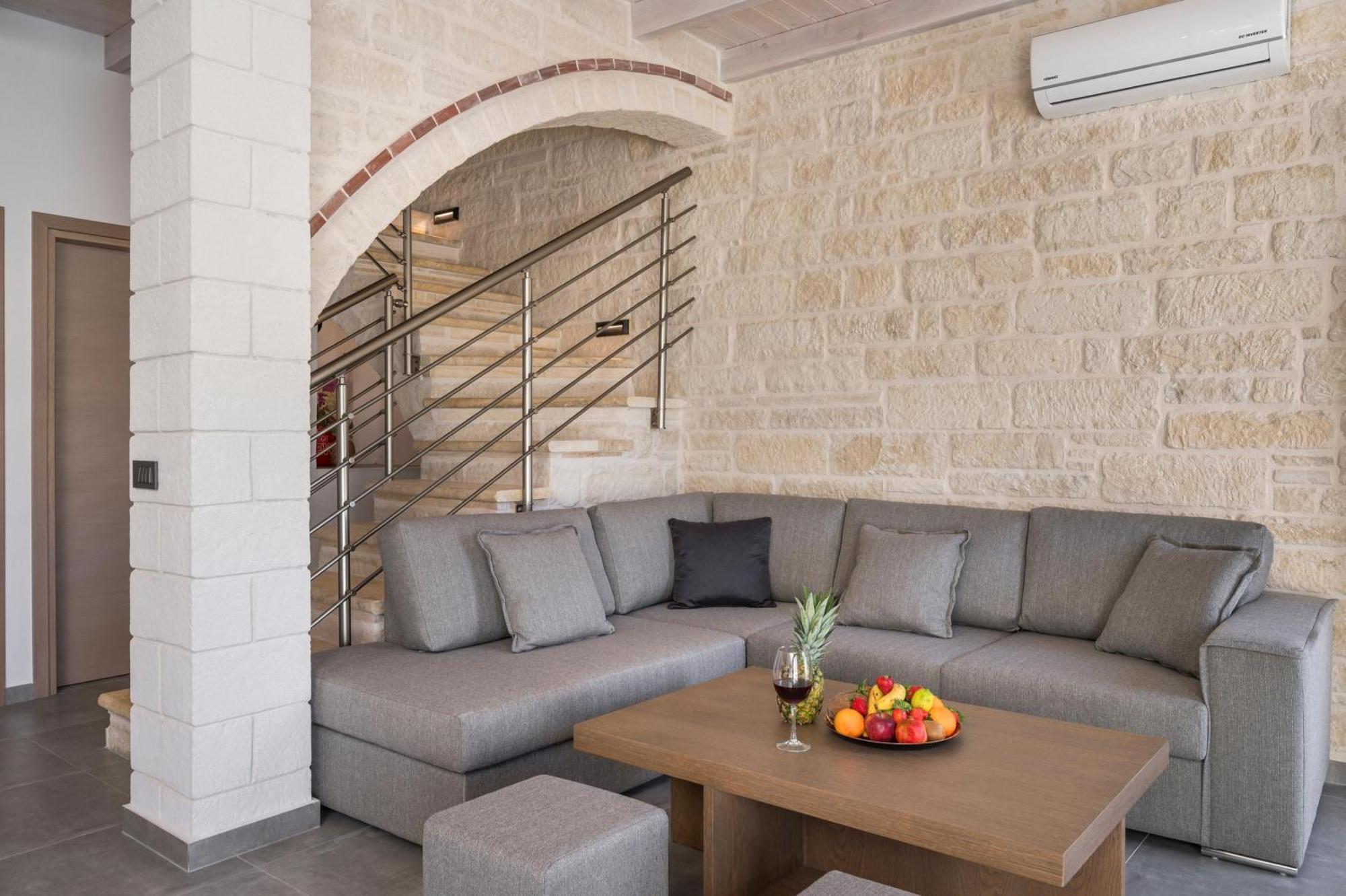 Sun Flower Villas With Sea View Agia Marina Extérieur photo