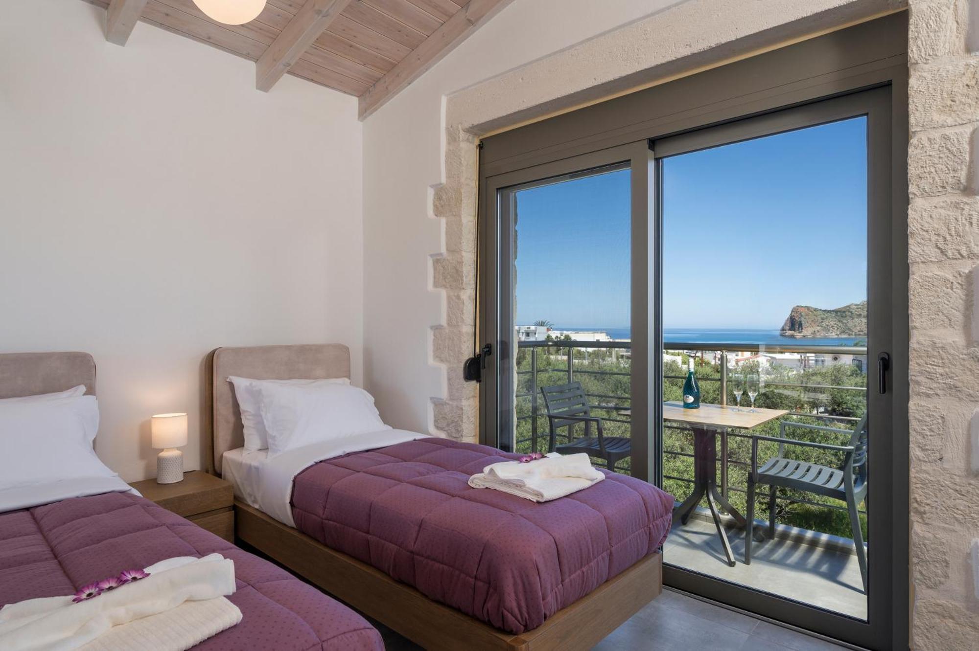 Sun Flower Villas With Sea View Agia Marina Extérieur photo