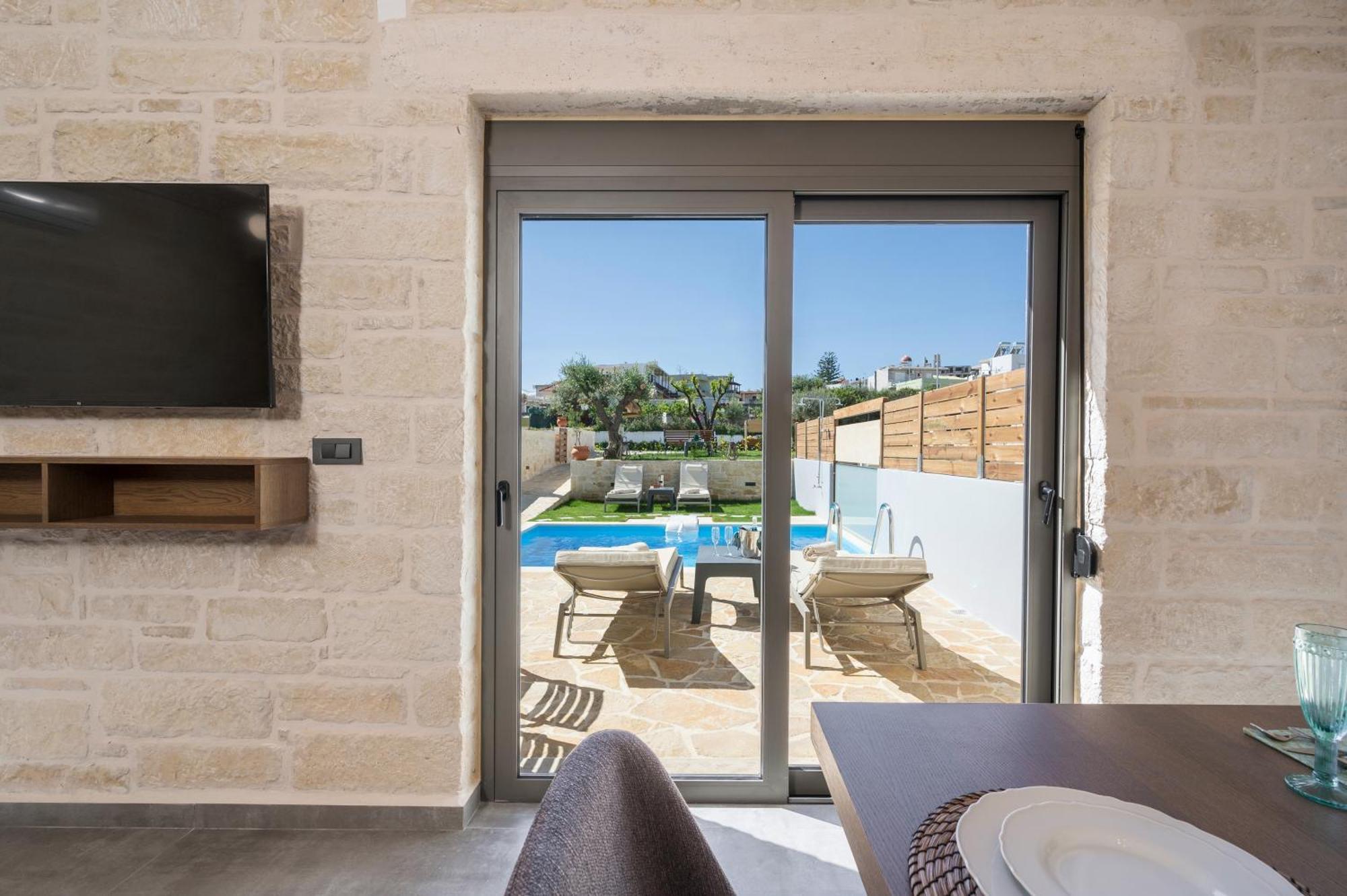 Sun Flower Villas With Sea View Agia Marina Extérieur photo
