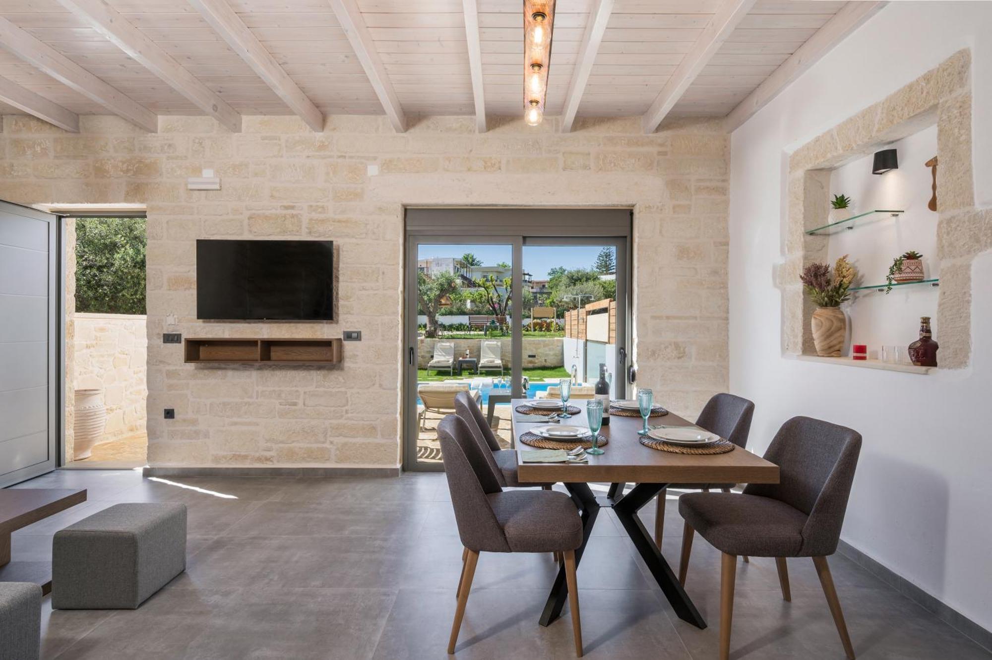 Sun Flower Villas With Sea View Agia Marina Extérieur photo