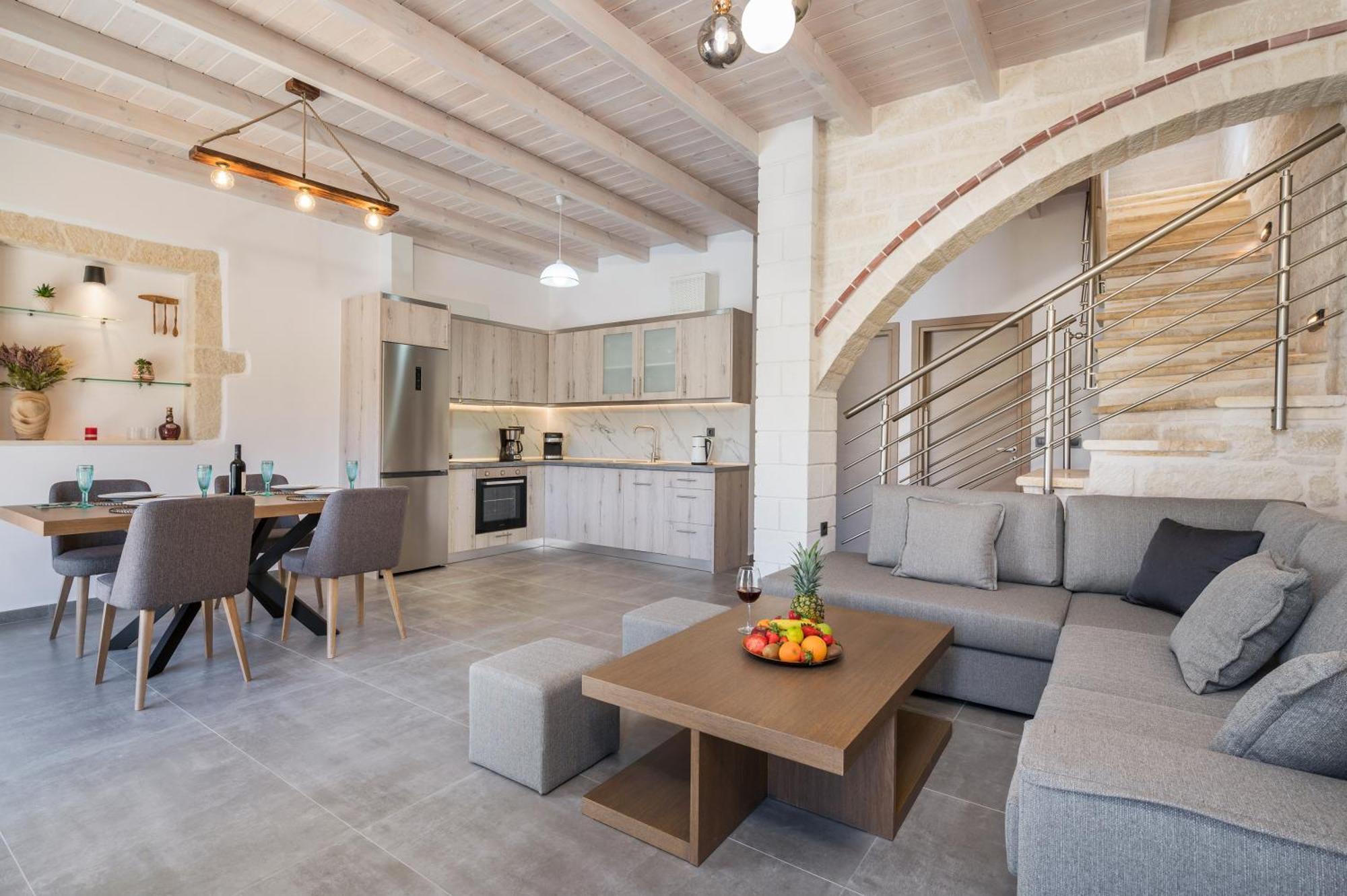Sun Flower Villas With Sea View Agia Marina Extérieur photo