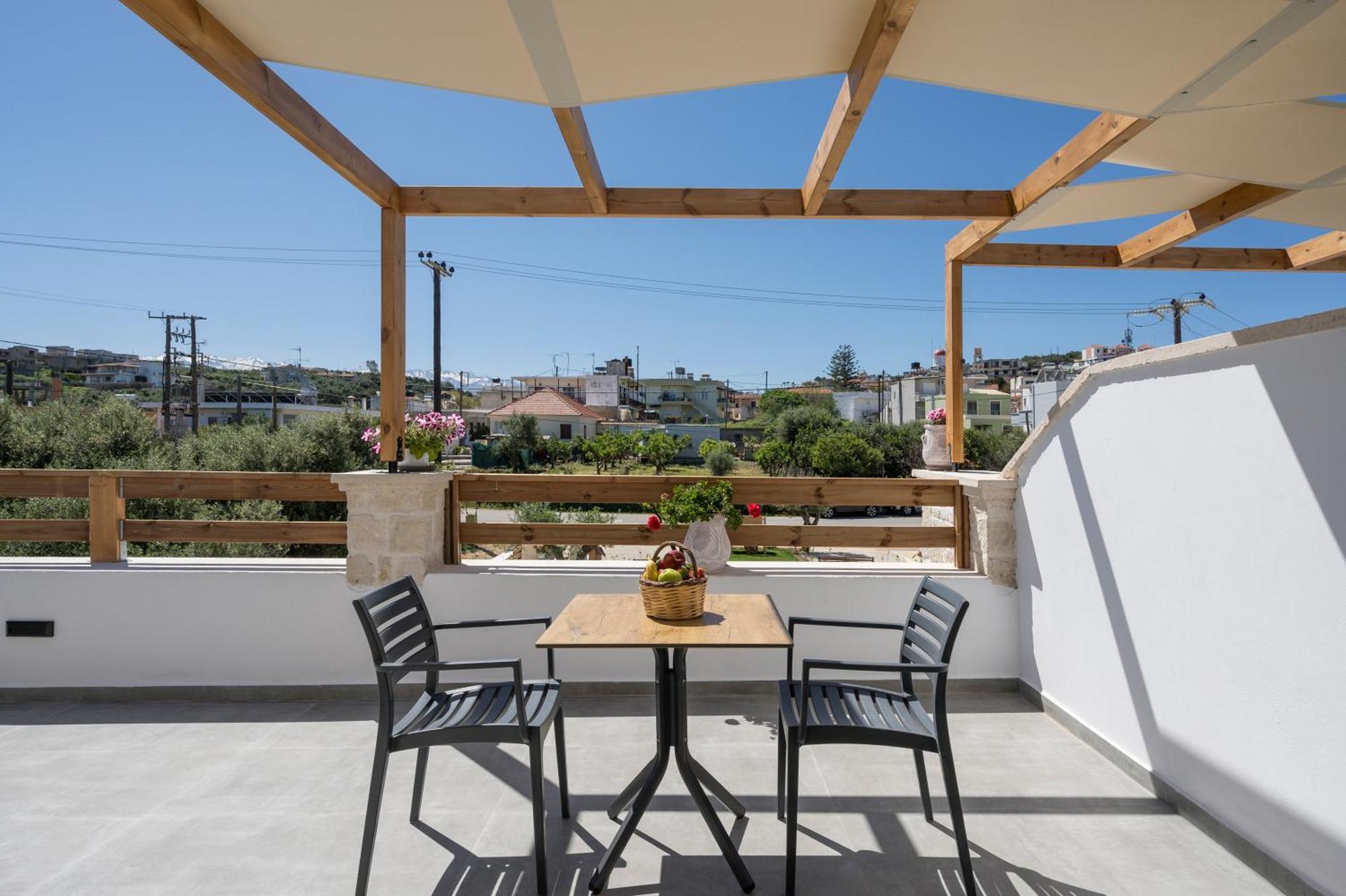 Sun Flower Villas With Sea View Agia Marina Extérieur photo