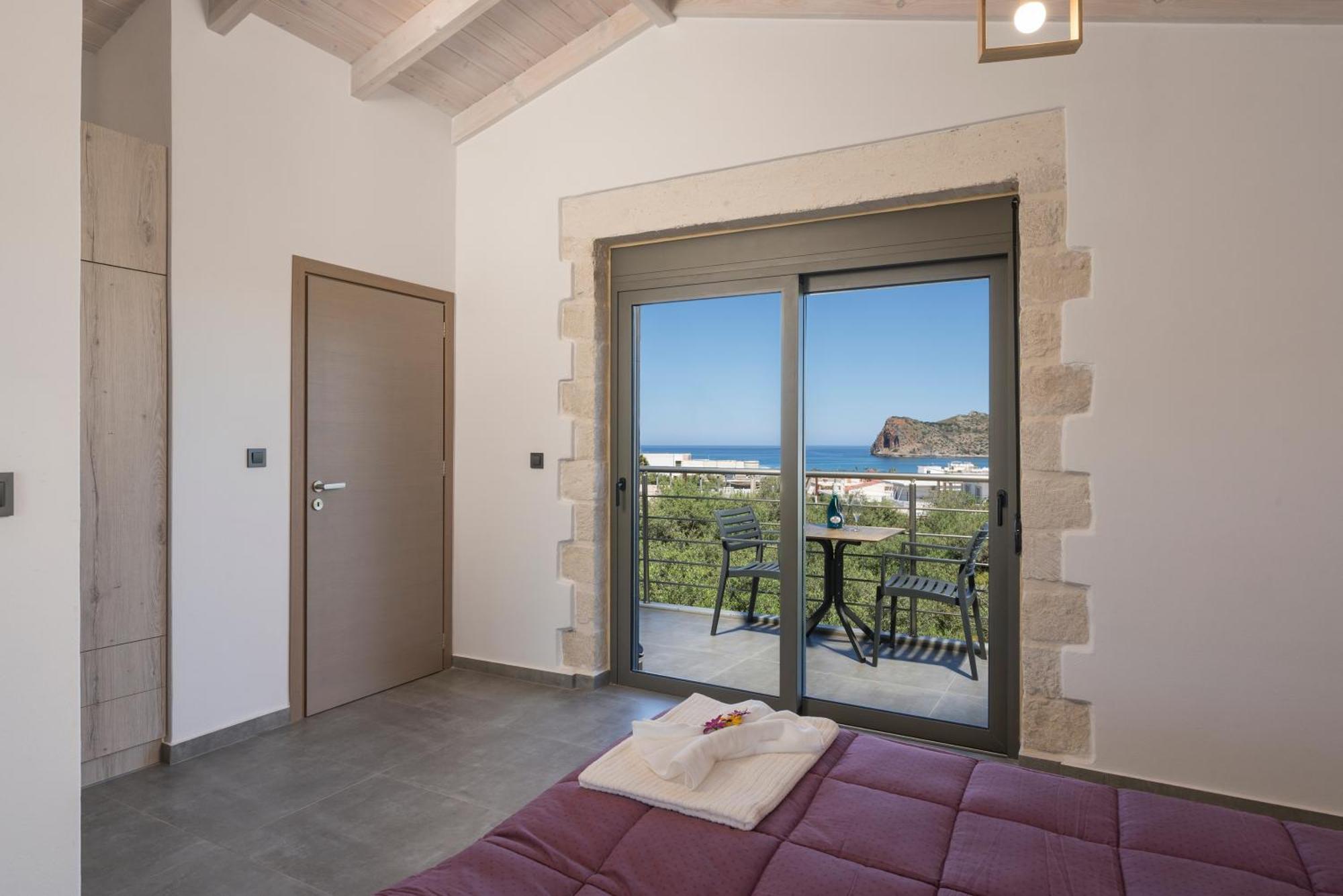 Sun Flower Villas With Sea View Agia Marina Extérieur photo