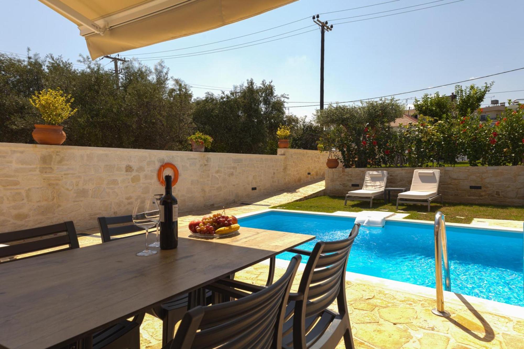 Sun Flower Villas With Sea View Agia Marina Extérieur photo