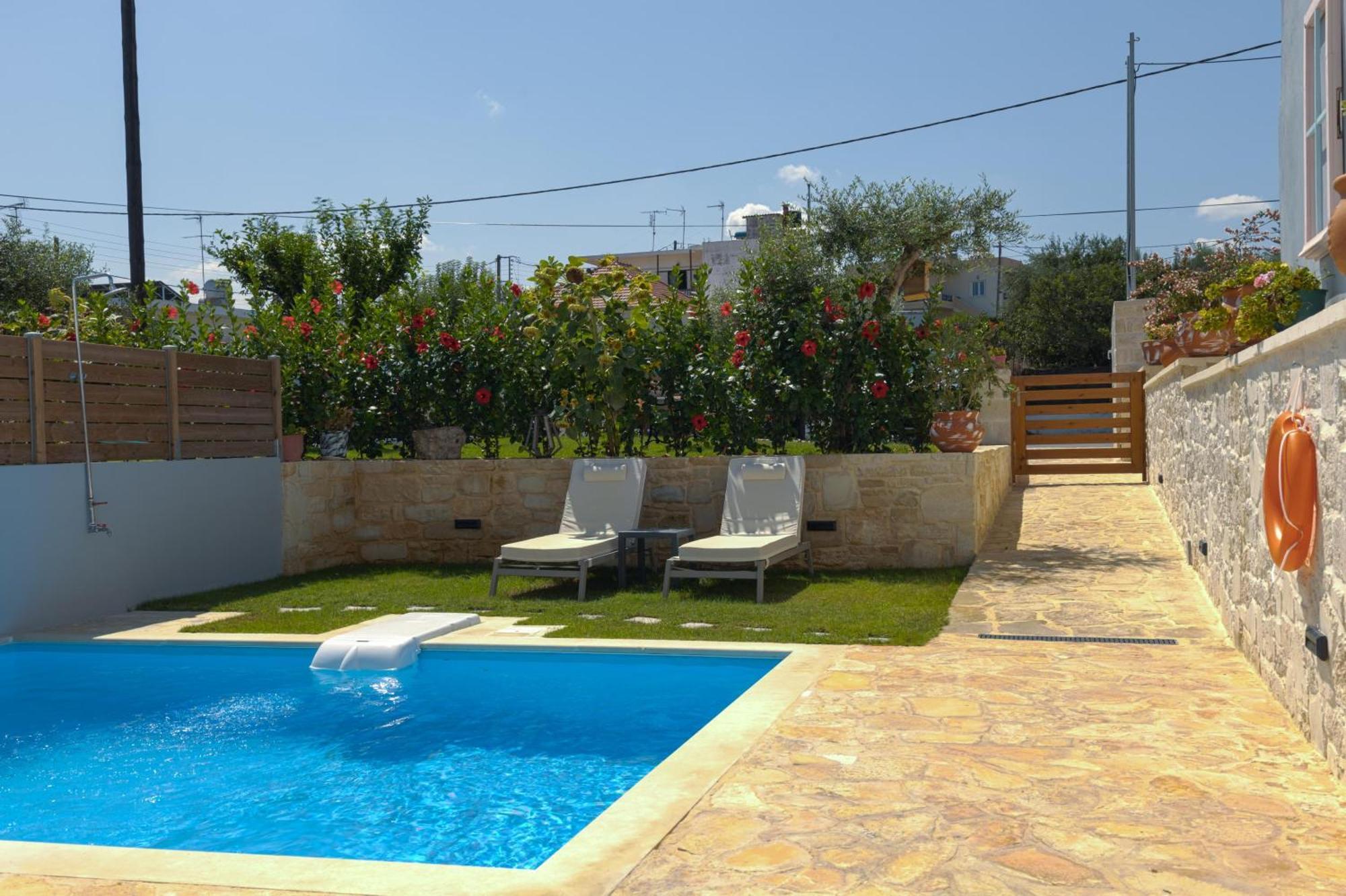 Sun Flower Villas With Sea View Agia Marina Extérieur photo