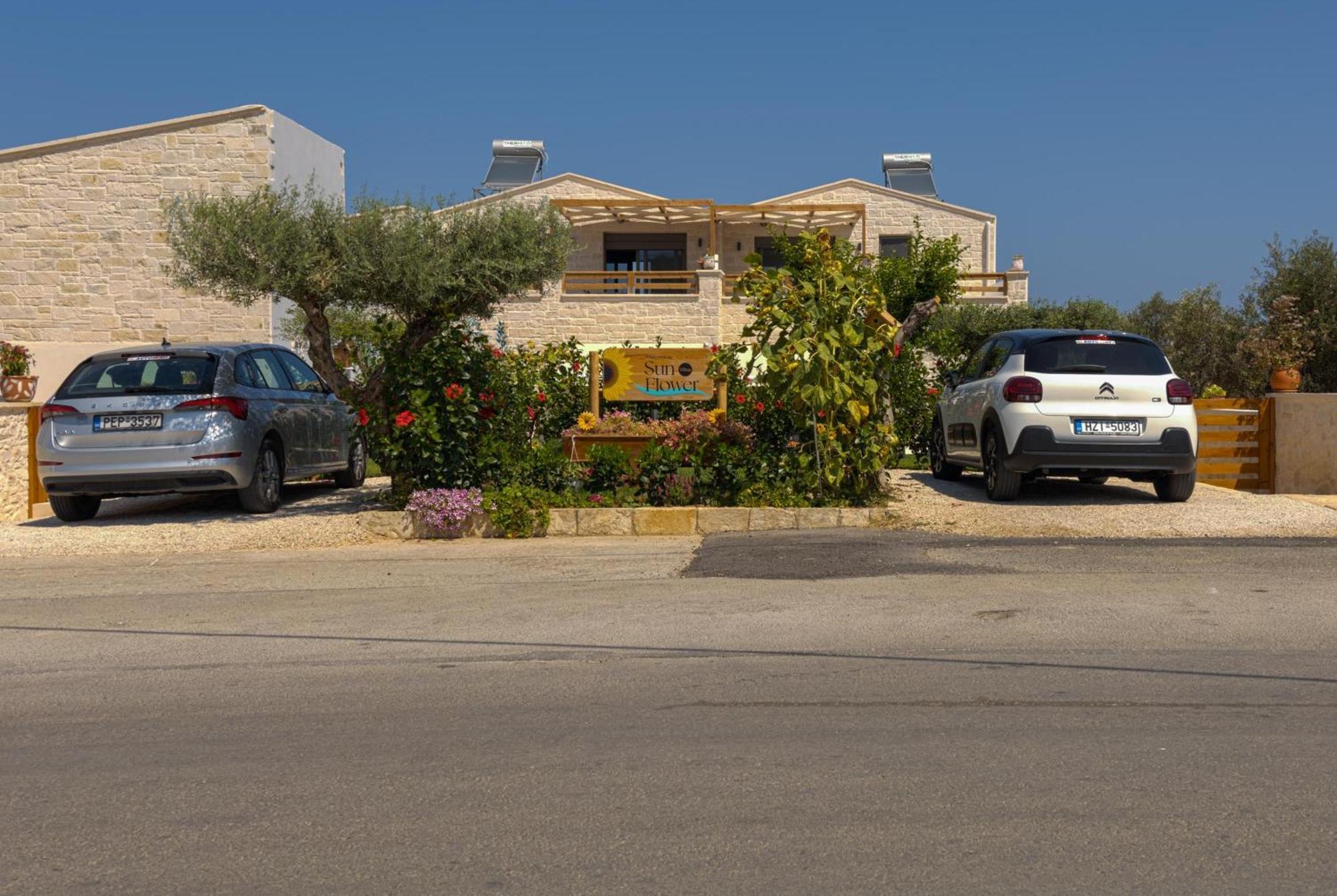 Sun Flower Villas With Sea View Agia Marina Extérieur photo
