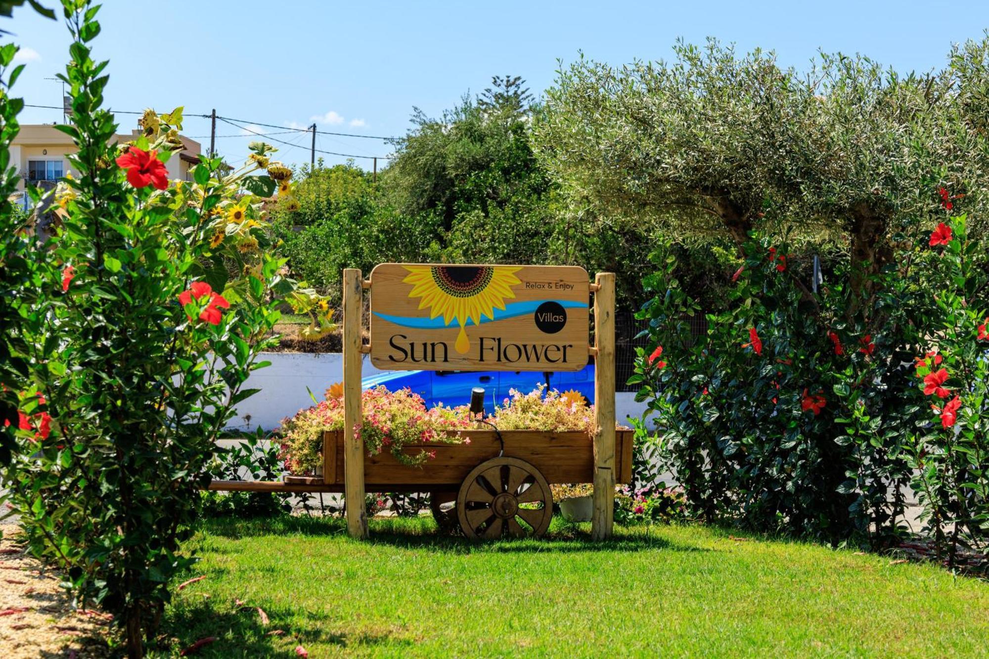 Sun Flower Villas With Sea View Agia Marina Extérieur photo