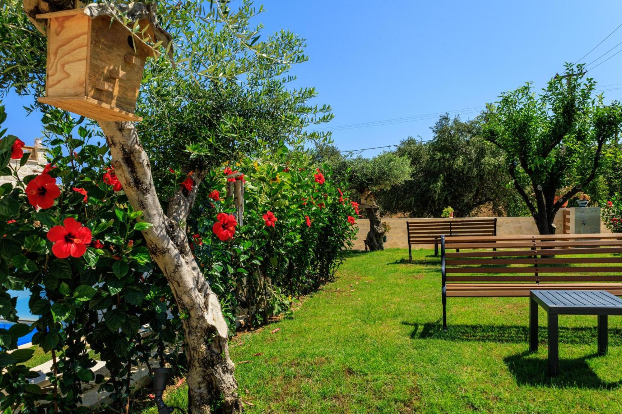 Sun Flower Villas With Sea View Agia Marina Extérieur photo